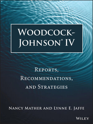 cover image of Woodcock-Johnson IV